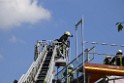 Dachstuhlbrand Koeln Poll Geislarerstr P550